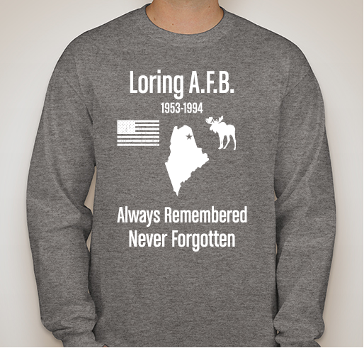 Loring remembered Fundraiser - unisex shirt design - front