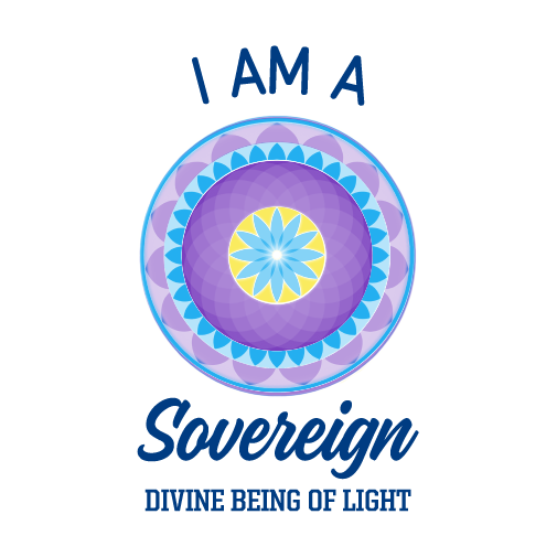 I AM A SOVEREIGN DIVINE BEING shirt design - zoomed