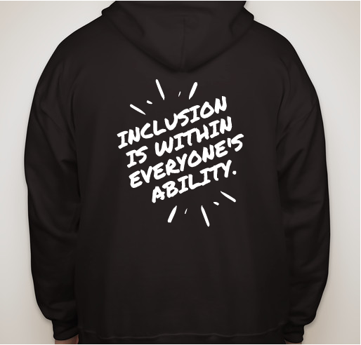 Inclusion is Within Everyone's Ability Fundraiser - unisex shirt design - back