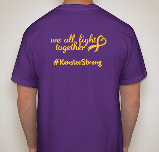 Kenslee Strong Fundraiser - unisex shirt design - back