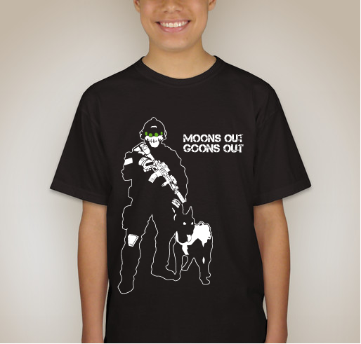 Warrior Dog Foundation fundraiser benefit Tee Fundraiser - unisex shirt design - back