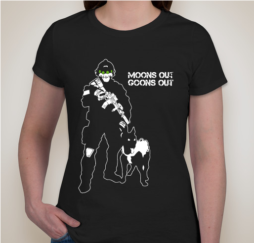 Warrior Dog Foundation fundraiser benefit Tee Fundraiser - unisex shirt design - front