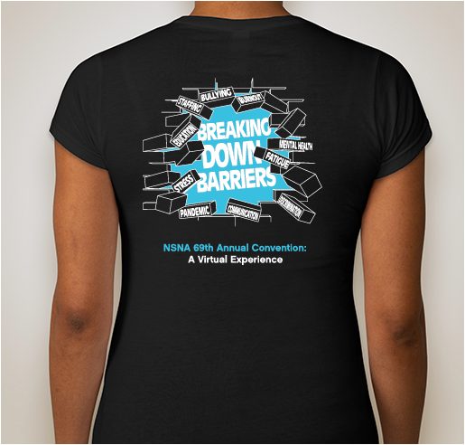 NSNA’s 69th Annual Convention – A Virtual Experience Fundraiser - unisex shirt design - back