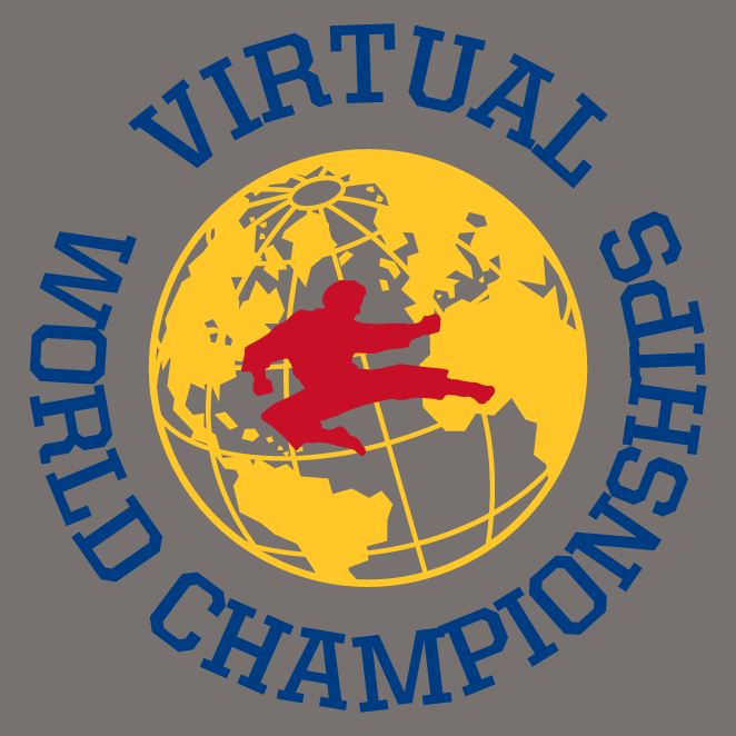 Virtual World Championships Merch shirt design - zoomed