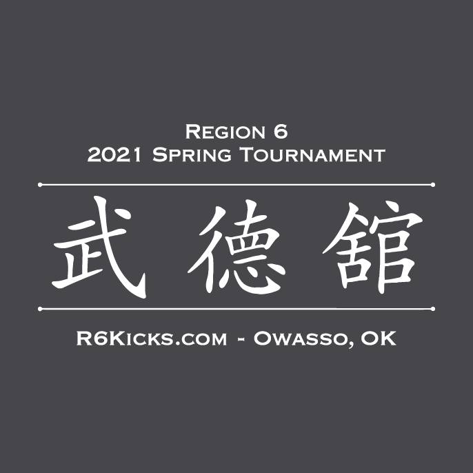 2021 Region 6 Spring Tournament shirt design - zoomed