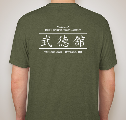 2021 Region 6 Spring Tournament Fundraiser - unisex shirt design - back