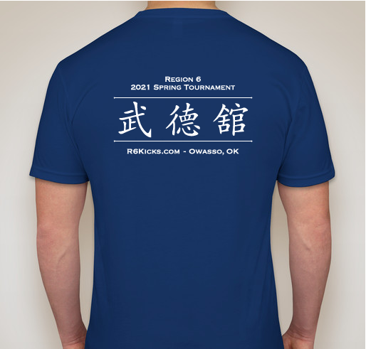 2021 Region 6 Spring Tournament Fundraiser - unisex shirt design - back