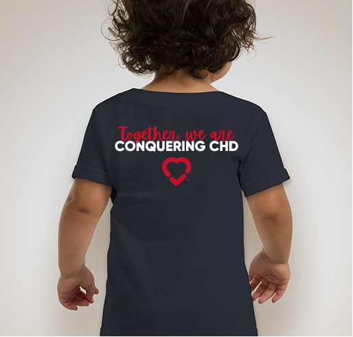 Toddler Heart Month 2021 Fundraiser - unisex shirt design - back