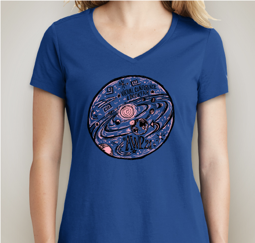 #AWP21 - Cosmosphere T-shirt Fundraiser - unisex shirt design - front