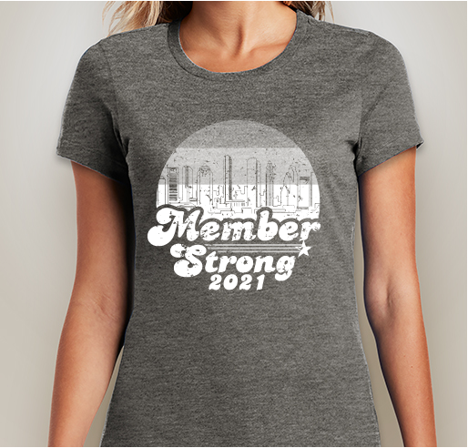 HCFCU’s MEMBERstrong 21 Fundraiser - unisex shirt design - front