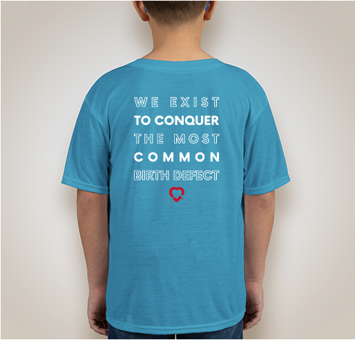 Youth 2 Heart Month 2021 Fundraiser - unisex shirt design - back