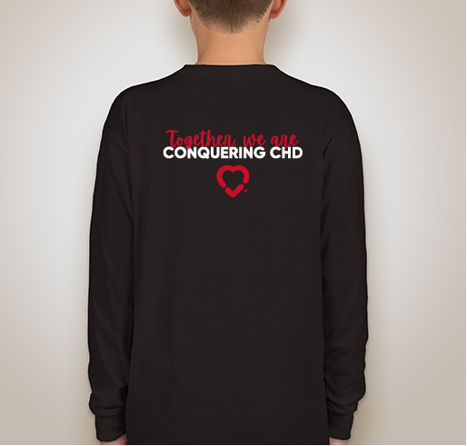 Youth Heart Month 2021 Fundraiser - unisex shirt design - back