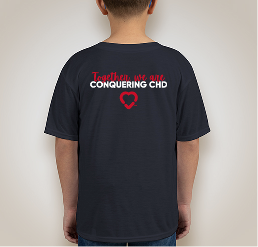 Youth Heart Month 2021 Fundraiser - unisex shirt design - back