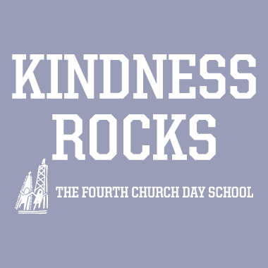 Kindness Rocks - The Fourth Church Day School Fundraiser - unisex shirt design - back