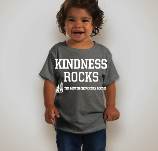 Kindness Rocks - The Fourth Church Day School Fundraiser - unisex shirt design - front