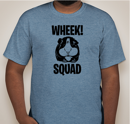 Guinea Pig Wheek Squad Fundraiser - unisex shirt design - front