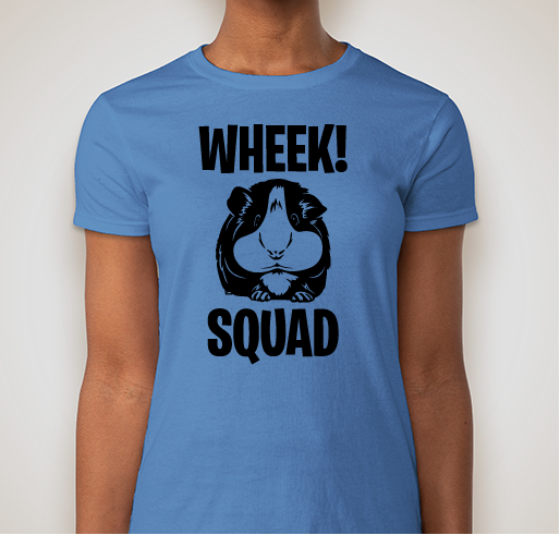 Guinea Pig Wheek Squad Fundraiser - unisex shirt design - front