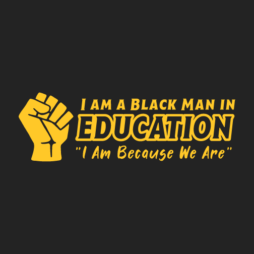 Support Black Male Educators/Leaders - Masks shirt design - zoomed