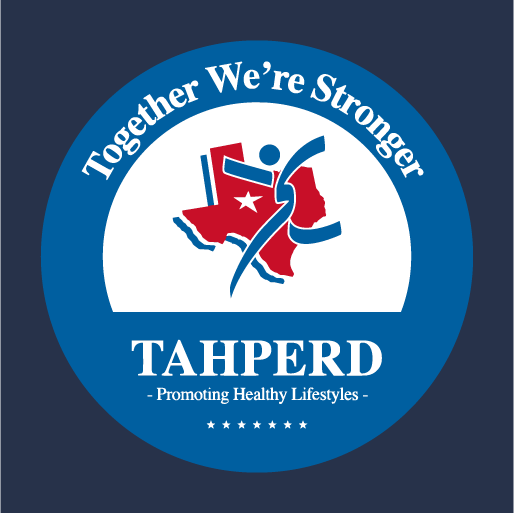 TAHPERD TWS SHIRTS (WORDS ON BACK) shirt design - zoomed