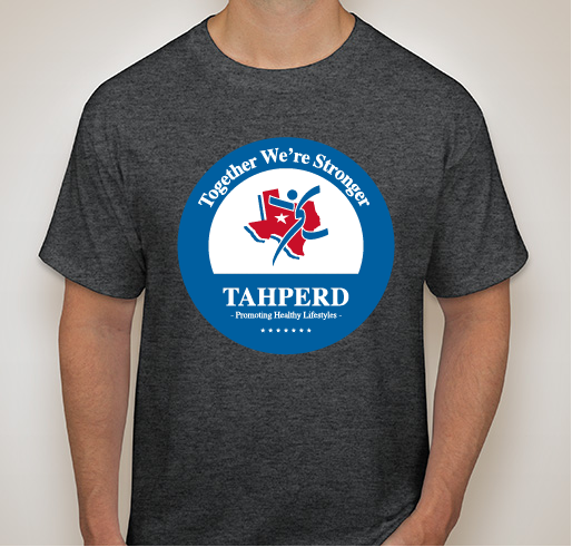 TAHPERD TWS SHIRTS (WORDS ON BACK) Fundraiser - unisex shirt design - front