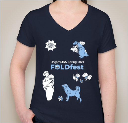 FoldFest Spring 2021 T-shirt Fundraiser - unisex shirt design - front