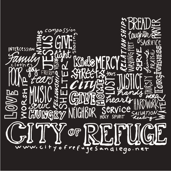 City of Refuge Sweatshirt Fundraiser shirt design - zoomed