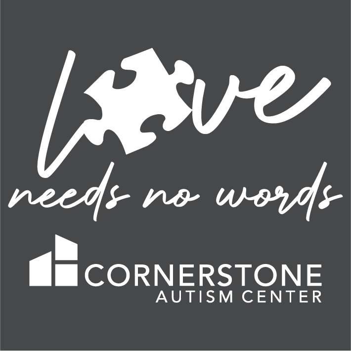 Love Needs No Words | Autism Awareness Month shirt design - zoomed