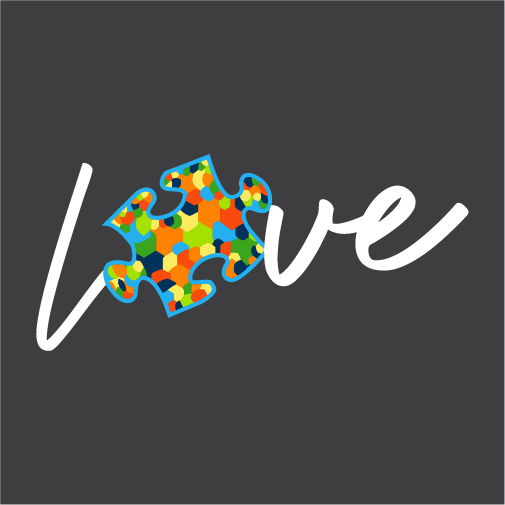 Love Needs No Words | Autism Awareness Month shirt design - zoomed