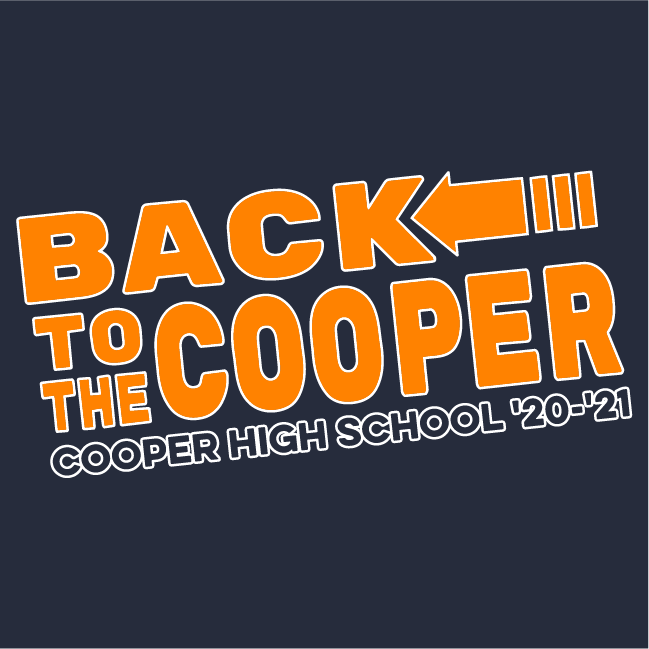 Back to the Cooper - Welcome Back Fundraiser shirt design - zoomed