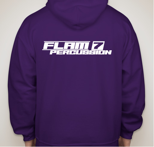 Flam 7 Hoodies Fundraiser - unisex shirt design - back