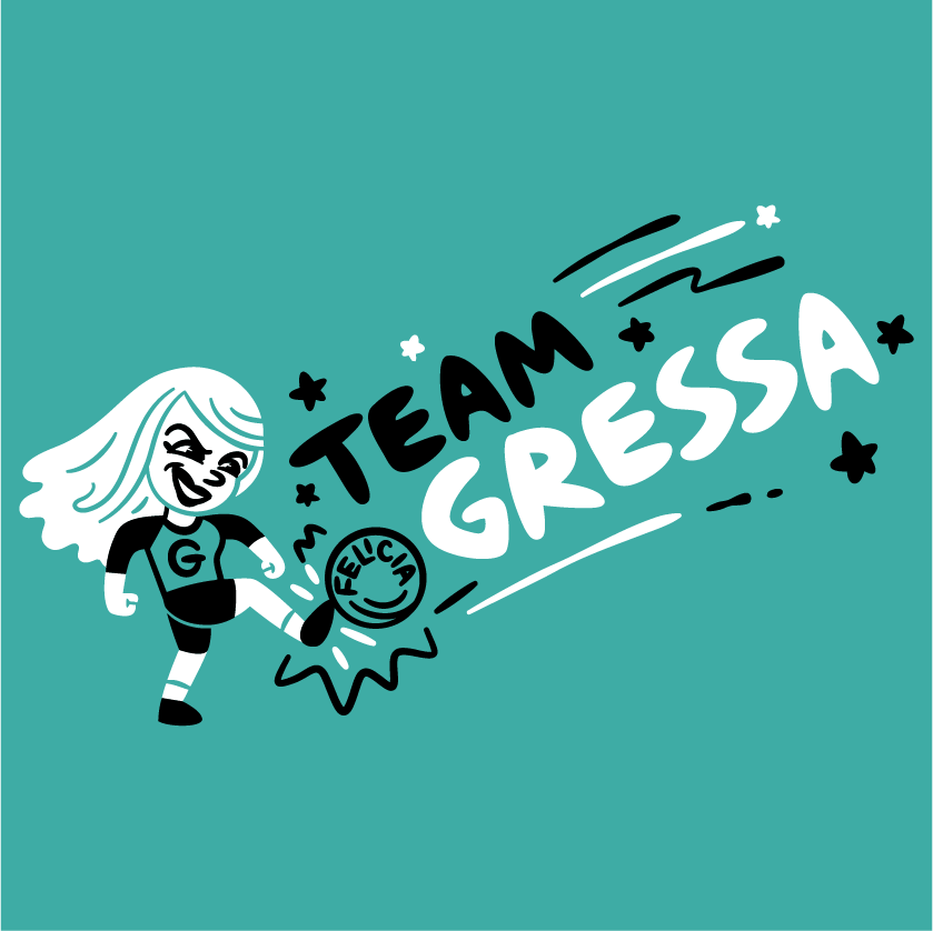 Team Gressa shirt design - zoomed