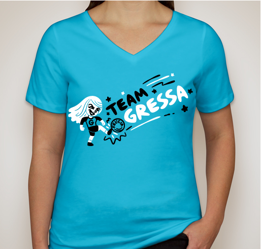 Team Gressa Fundraiser - unisex shirt design - front
