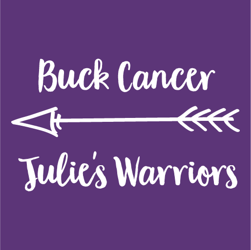 Julie Cline’s Cancer Battle shirt design - zoomed