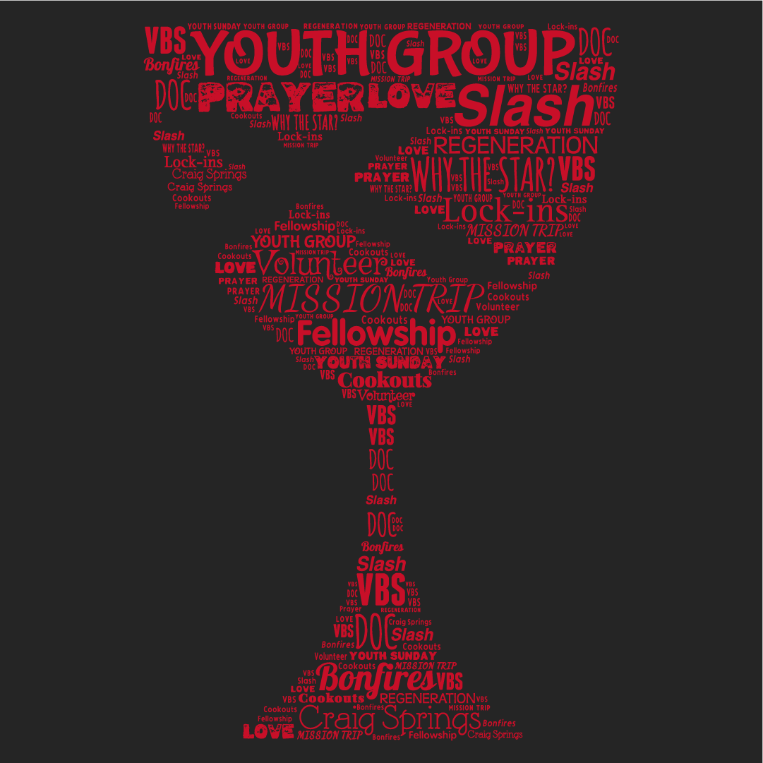 Youth Group Mission Trip 2021 shirt design - zoomed