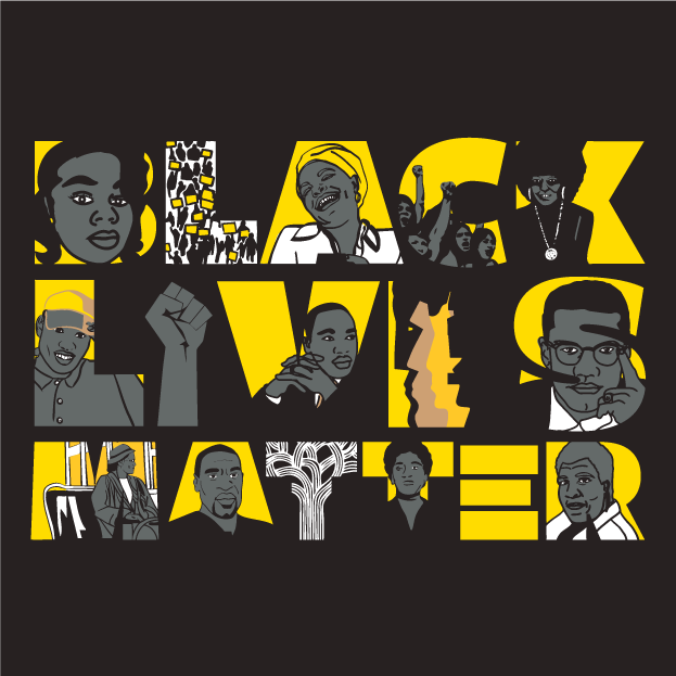 Help Support the Black Creative Community at UC Berkeley shirt design - zoomed