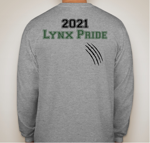 Lynx Pride! Fundraiser - unisex shirt design - back