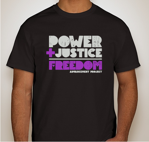POWER. JUSTICE. FREEDOM. Fundraiser - unisex shirt design - front