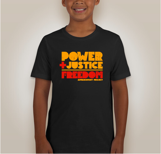 POWER. JUSTICE. FREEDOM. Fundraiser - unisex shirt design - back