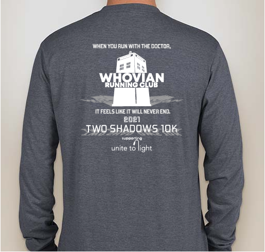 WRC Two Shadows 10k Fundraiser - unisex shirt design - back