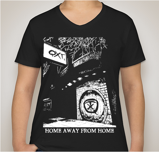 QXT’s Home Away From Home Fundraiser - unisex shirt design - front