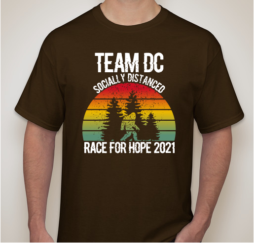 David Cook 2021 Team for a Cure Shirt Fundraiser - unisex shirt design - front