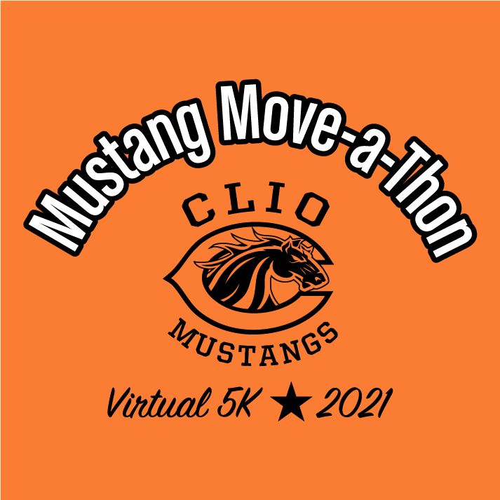 Mustang Move-a-Thon Fundraiser shirt design - zoomed