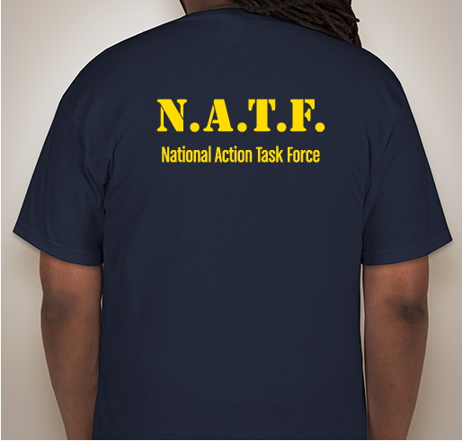 NATF National Fundraiser Fundraiser - unisex shirt design - back