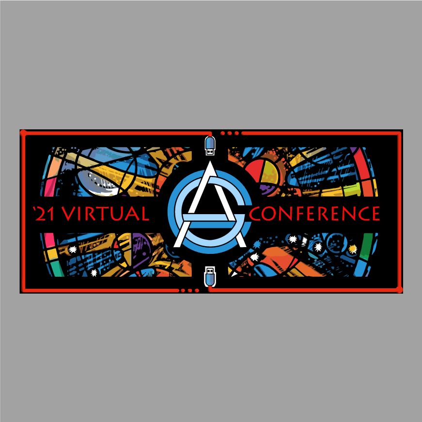 AGG Virtual Conference - 2021 shirt design - zoomed