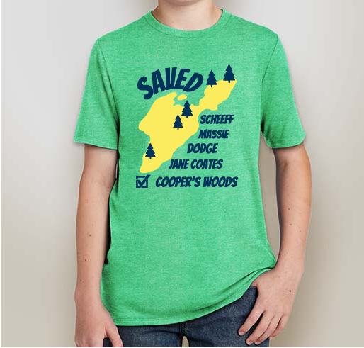 Saved Coopers Woods T-shirts Fundraiser - unisex shirt design - front