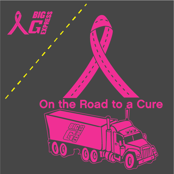 Big G Express Employee Owners - Making Strides Against Breast Cancer Team shirt design - zoomed