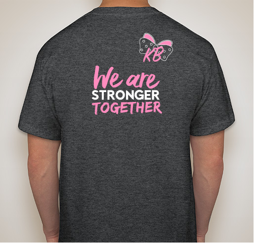 Support Kristin during her battle with breast cancer Fundraiser - unisex shirt design - back