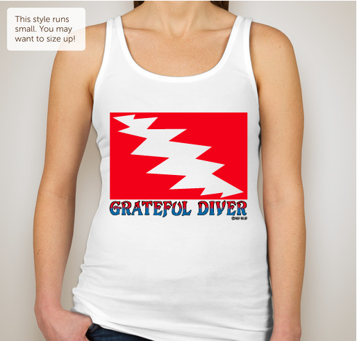 Reef Relief's Grateful Diver Fundraiser - unisex shirt design - front