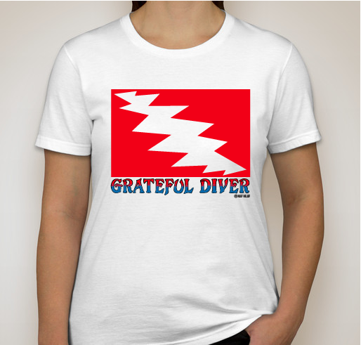 Reef Relief's Grateful Diver Fundraiser - unisex shirt design - front