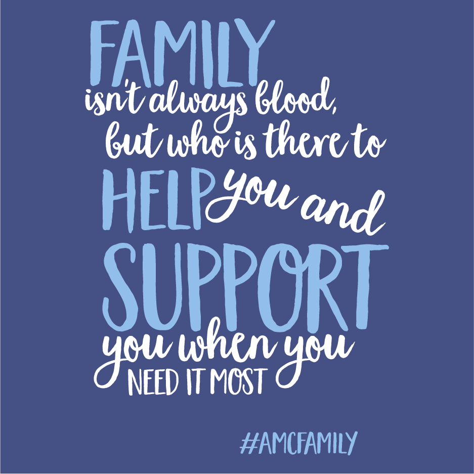 AMCFamily - Helping AMC Families shirt design - zoomed